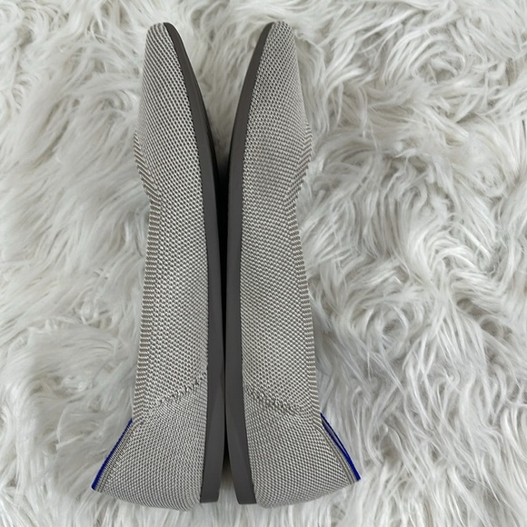 ROTHY’S The Point in Flax Birdseye Size 7.5 Flats Slip On Shoes - Picture 12 of 14